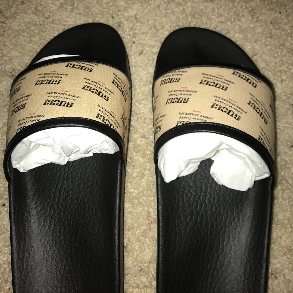 Gucci stamp print slides - Picture 2 of 8